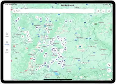 EnBW RES-Portfolioübersicht EnBW E-Cockpit in Deutschland