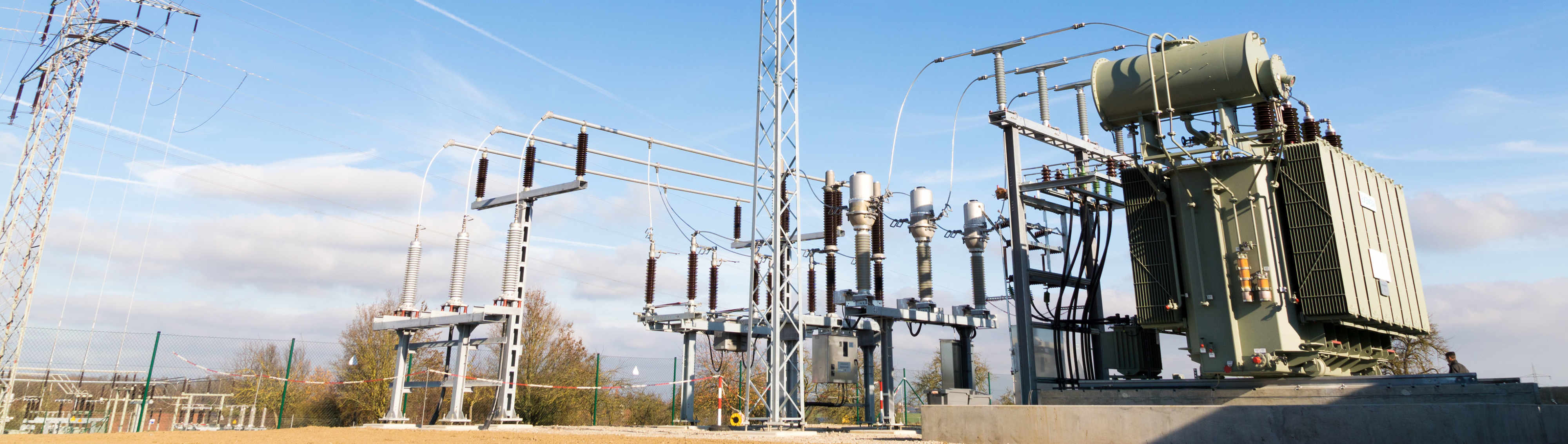 Umspannwerk für Strom-Netzdienstleistungen