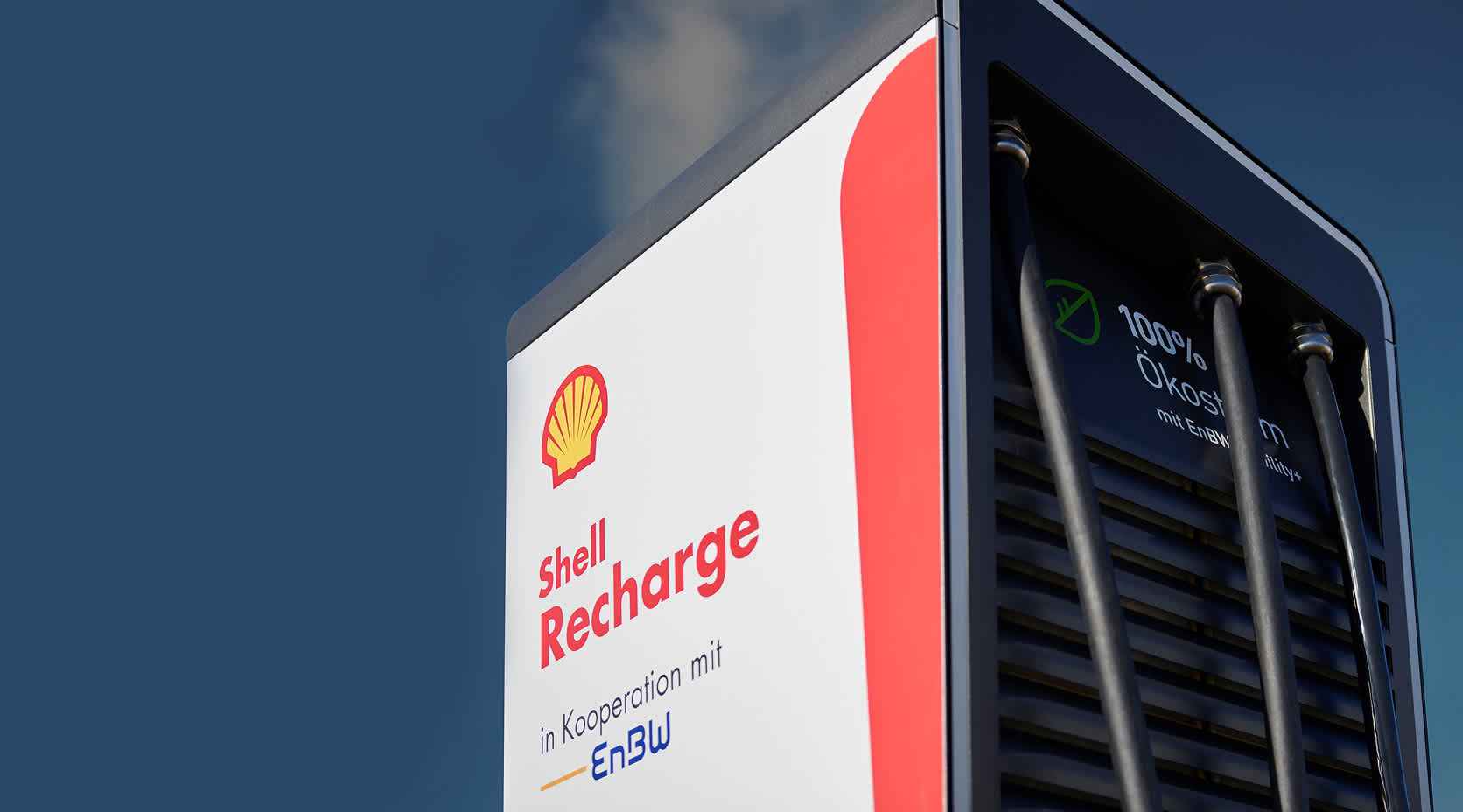Shell Ladestation in Kooperation mit EnBW