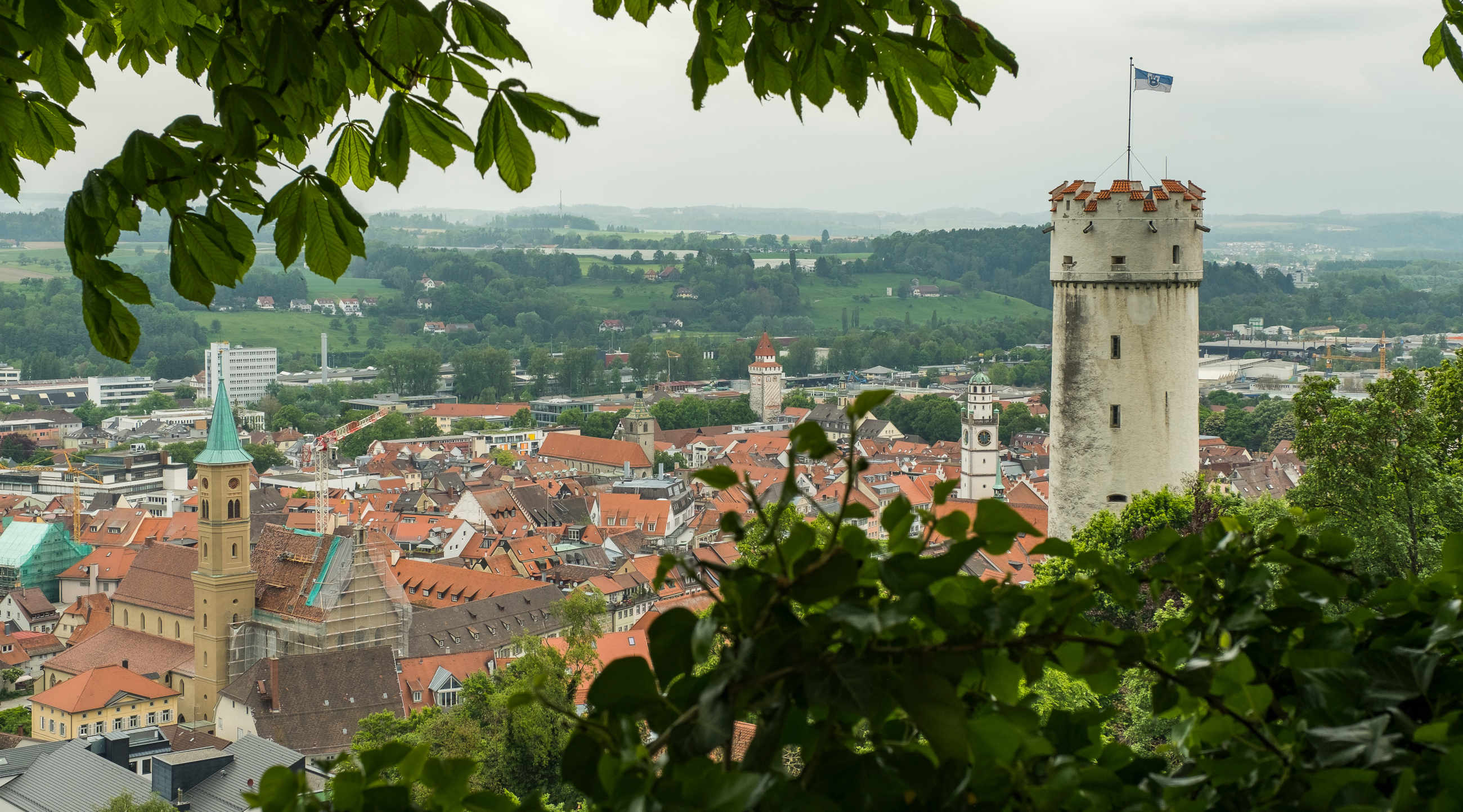 Ravensburg Blick auf Stadtzentrum