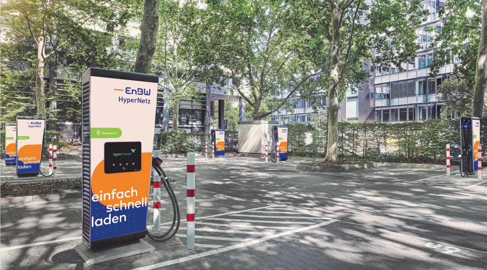 EnBW Urbaner Schnellladepark in Stuttgart