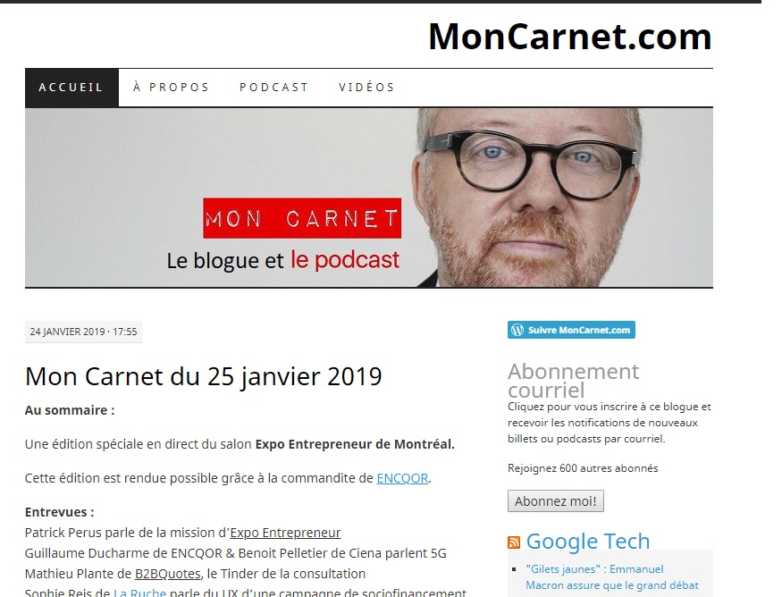 Podcast: Rencontre entre Mathieu Plante et Bruno Guglielminetti