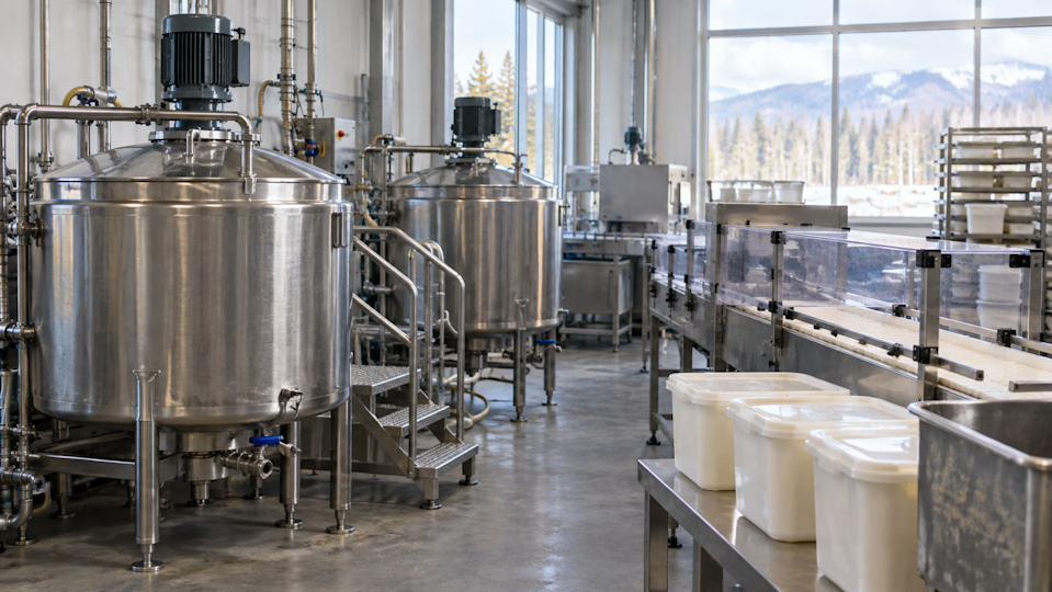 Stainless-steel food-processing equipment