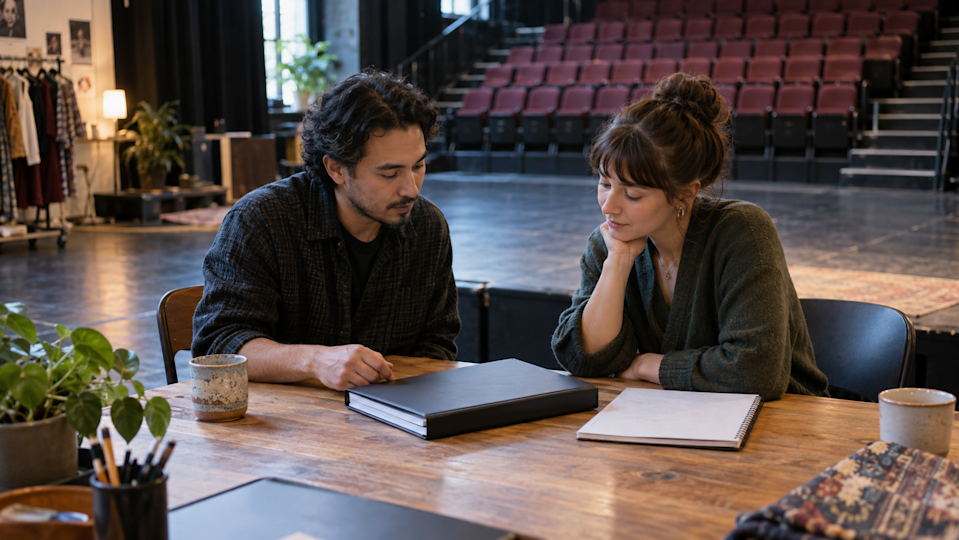 Arts administration in a theatre