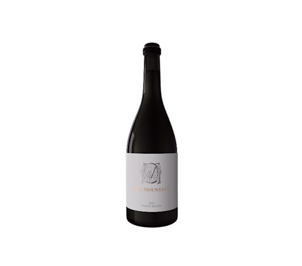 Ojai Mountain 2024 White Blend bottle with cream label on a plain light background