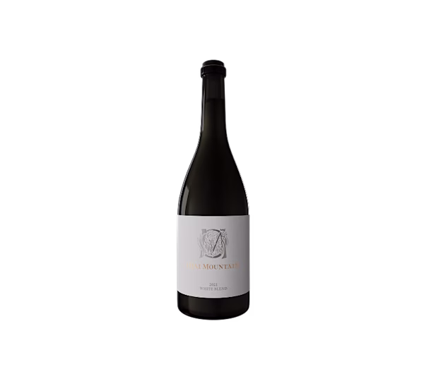 Ojai Mountain 2021 White Blend Bottle Ojai Mountain 2021 White Blend bottle with cream label on a plain light background