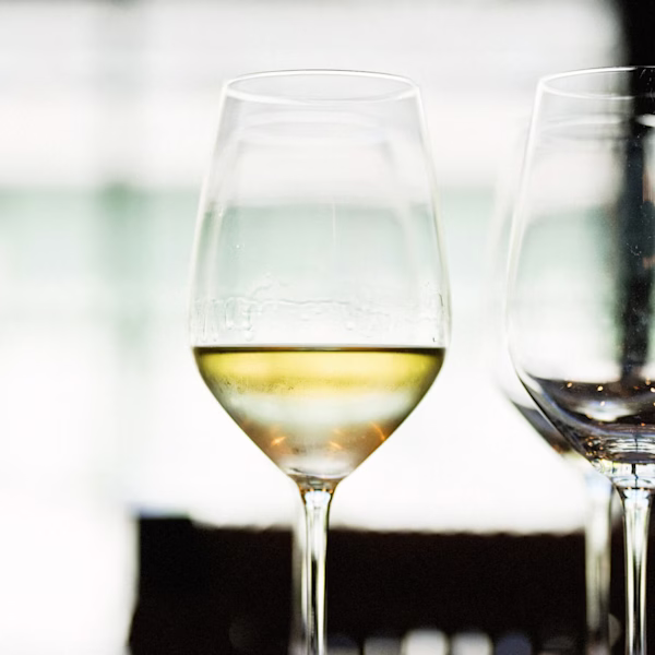 Free-run juice, explained White wine in a glass under the headline that Ojai Mountain sacrifices 30% of its wine on purpose