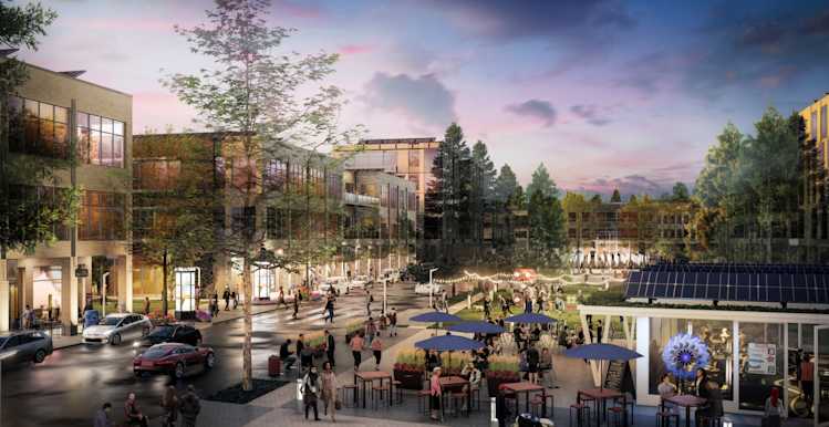 A render of the Vancouver Innovation Center, in East Vancouver.