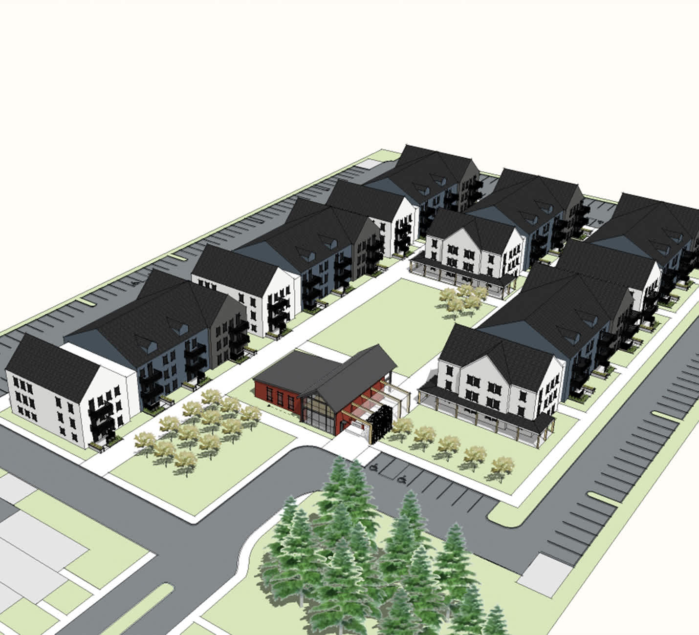 And overview of Joes Place/The Farmstead