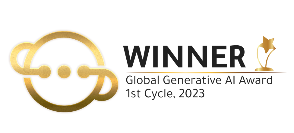 Global Generative AI Award Winner Badge - Transparent