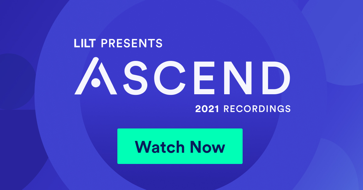 Conférence Ascend 2021 de Lilt