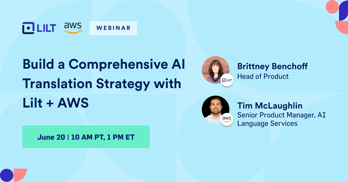 AWS + LILT Webinar