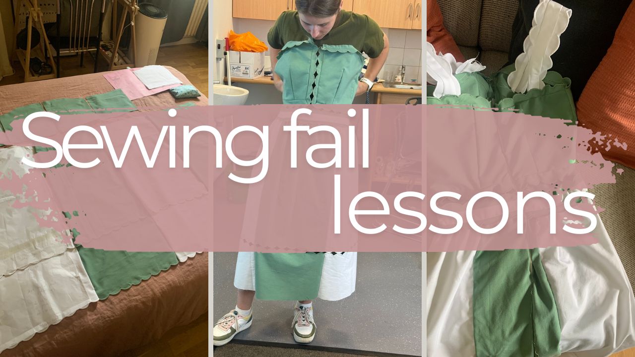20 lessons from my failed sewing project