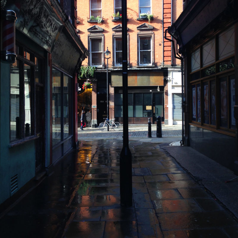 A city street in London