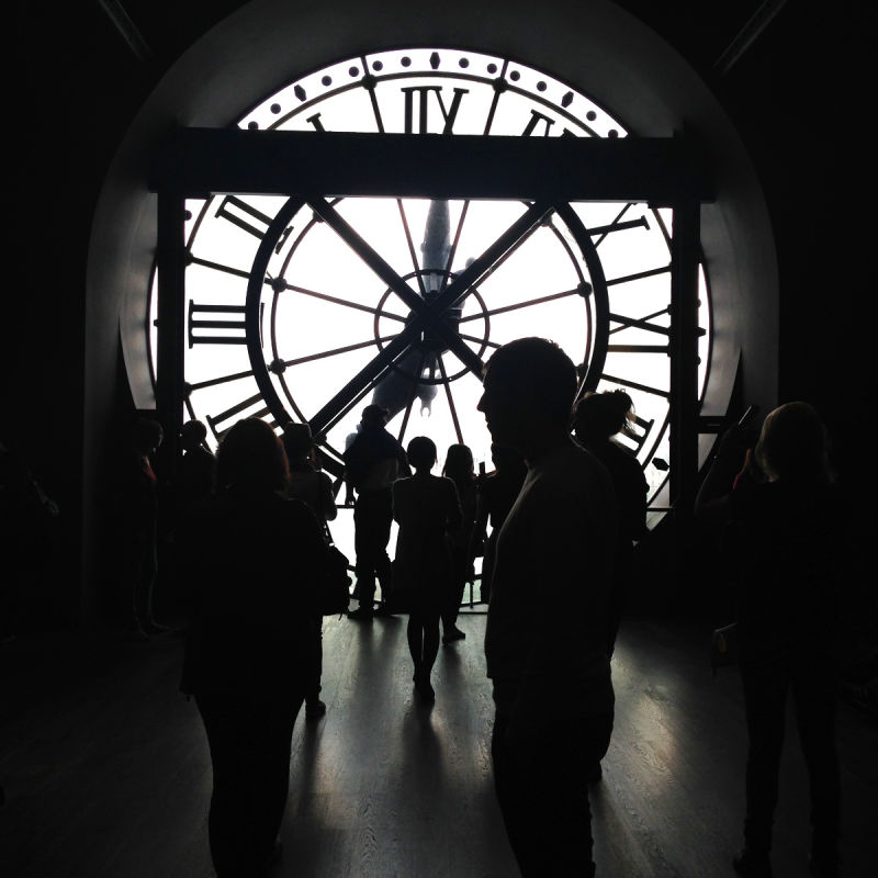 Clock in Musée d'Orsay, Paris