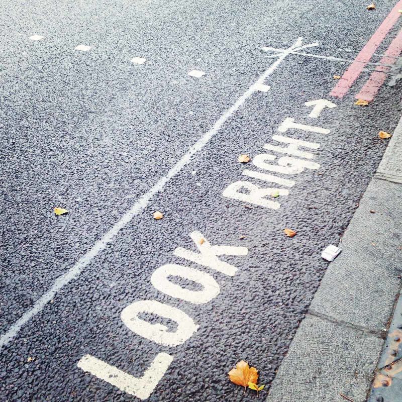 Look right