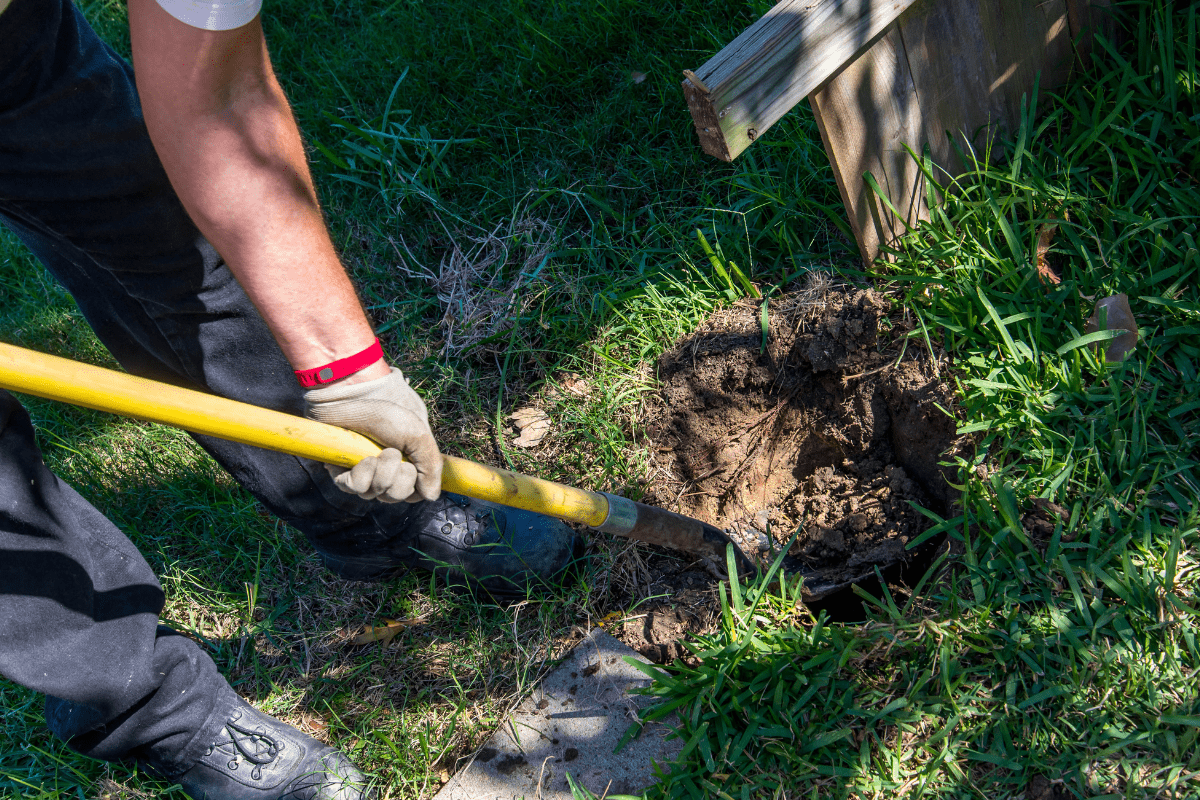 How deep should a fence post be?