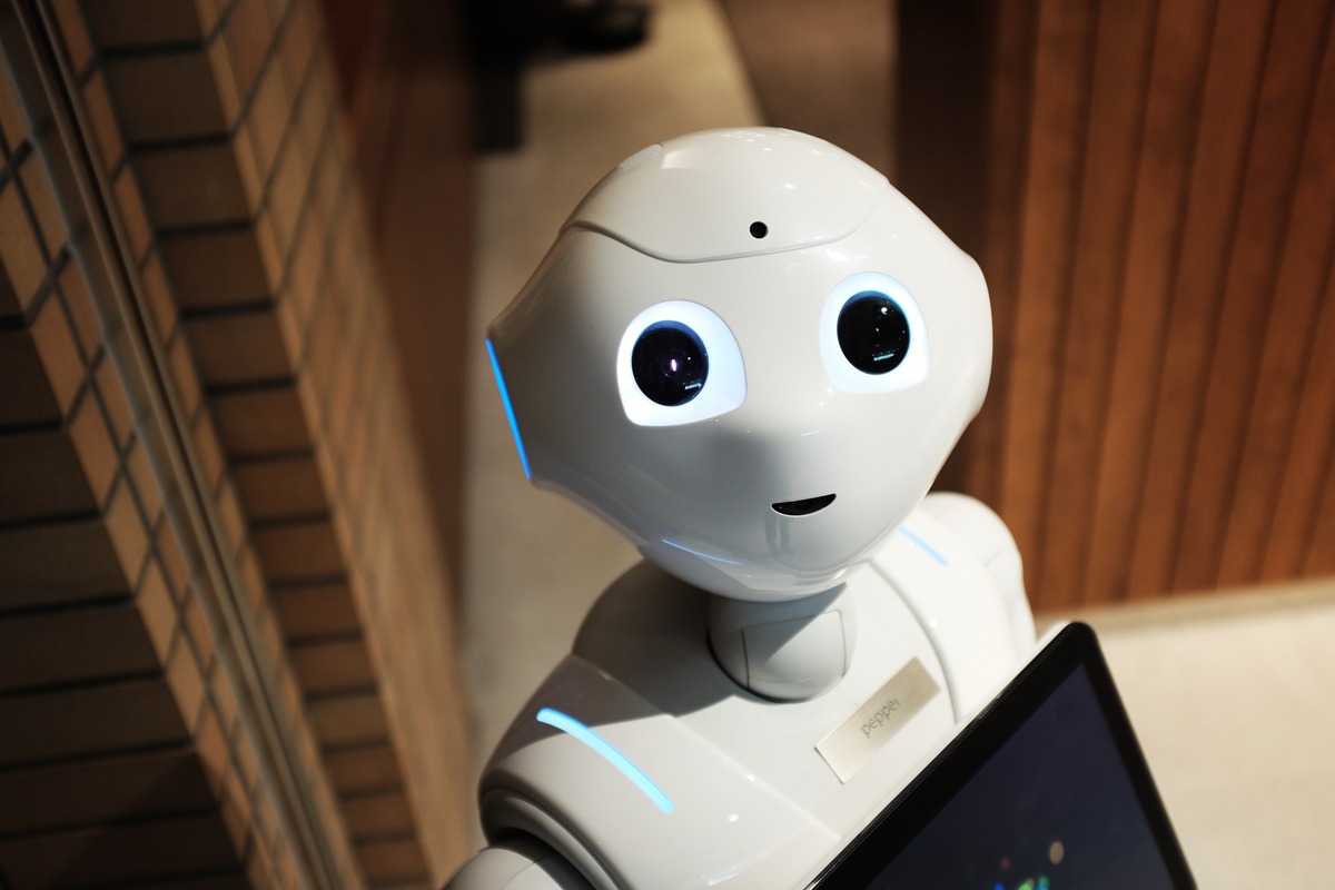 Robot smiling at you