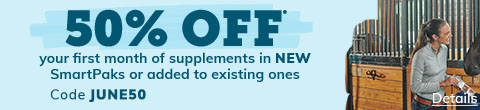 50% Off your first month of supplements in new SmartPaks or added to existing ones. Code: JUNE50