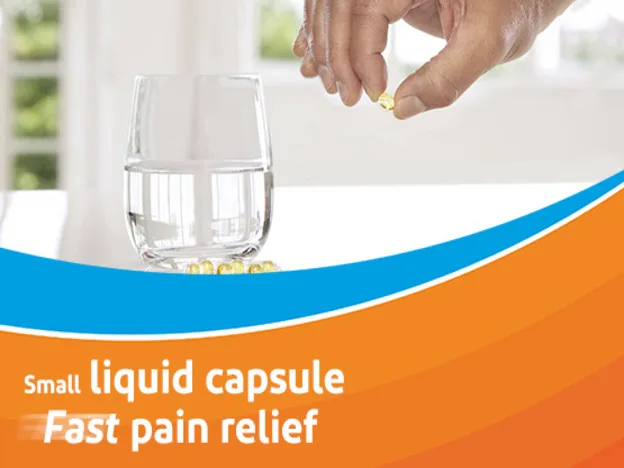  Effective back pain relief with just a small soft-gel capsule 