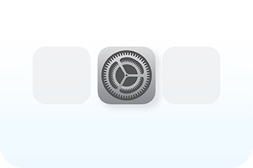 screenshot from iphone showing entering settings app 