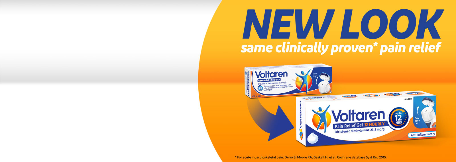  Packshot of Voltaren Pain Relief Gel 12 Hourly