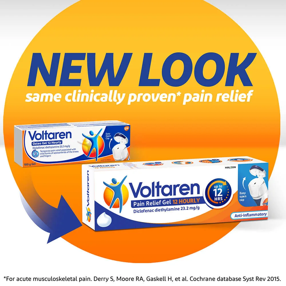  Packshot Voltaren Pain Relief Gel 12 Hourly