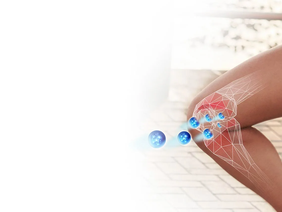 Joint pain relief via Voltaren ingredient Diclofenac targeted at knee pain