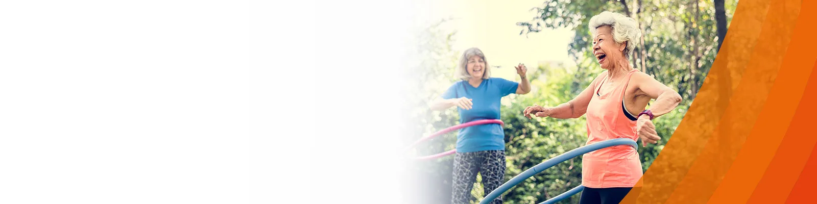  two older women hulahooping 