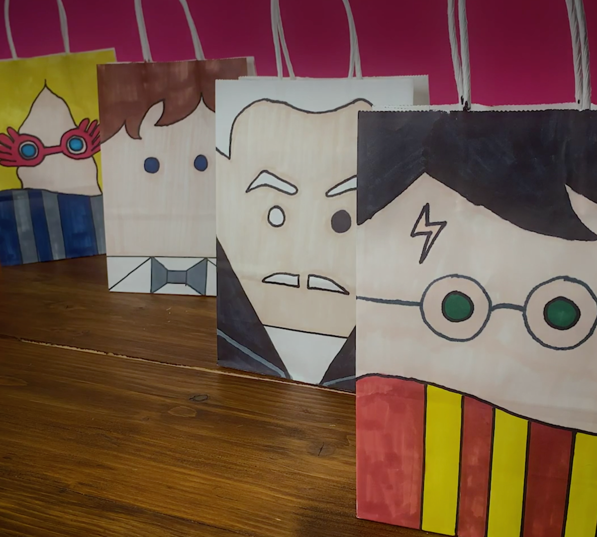 Harry potter gift bag 2025 printable