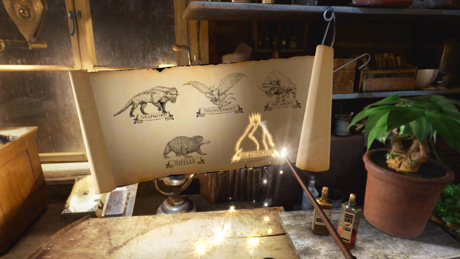 Screenshot of Fantastic Beasts and Where to Find Them VR game