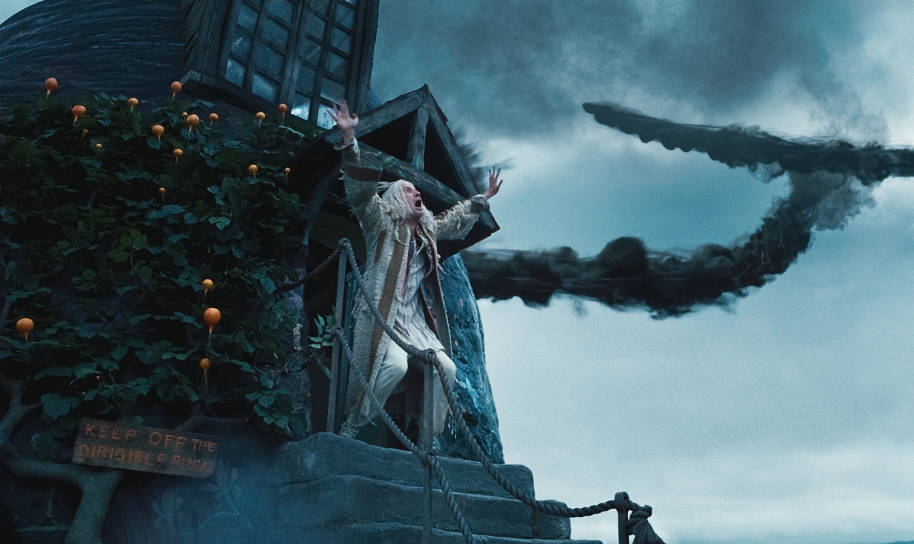 Xenophilius Lovegood being attacked by Dementors in the Deathly Hallows Part 1 