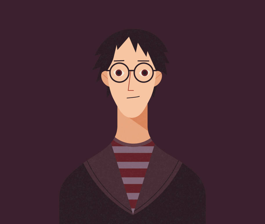 Illustration of James Potter from the first Order of the Phoenix infographic