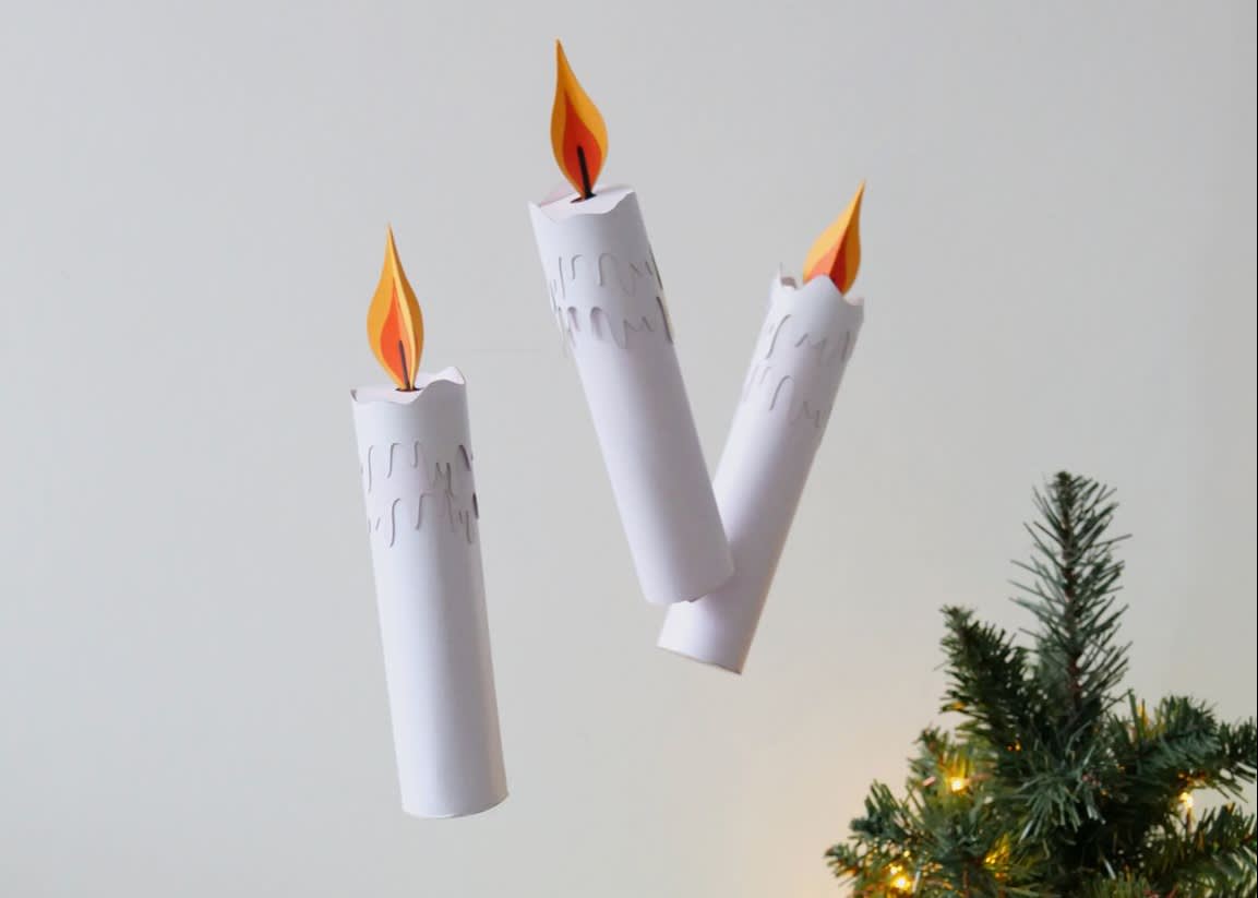 Wax Paper Candle Craft