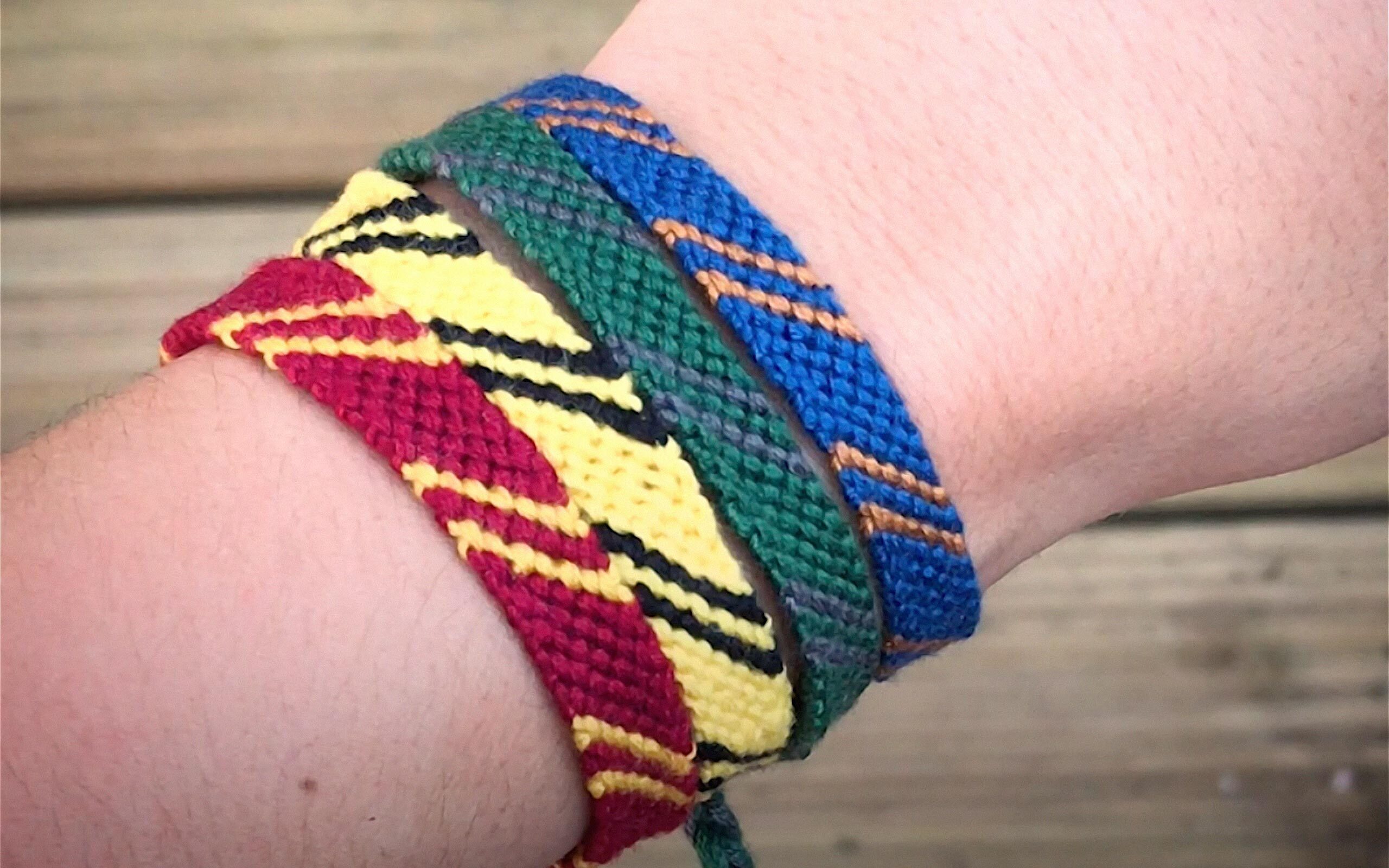 Learn To Make Bracelets That Show Off Your Hogwarts House Colours Wizarding World Luckily for me wands are pretty easy to make, and without much effort, or special craft supplies. hogwarts house colours