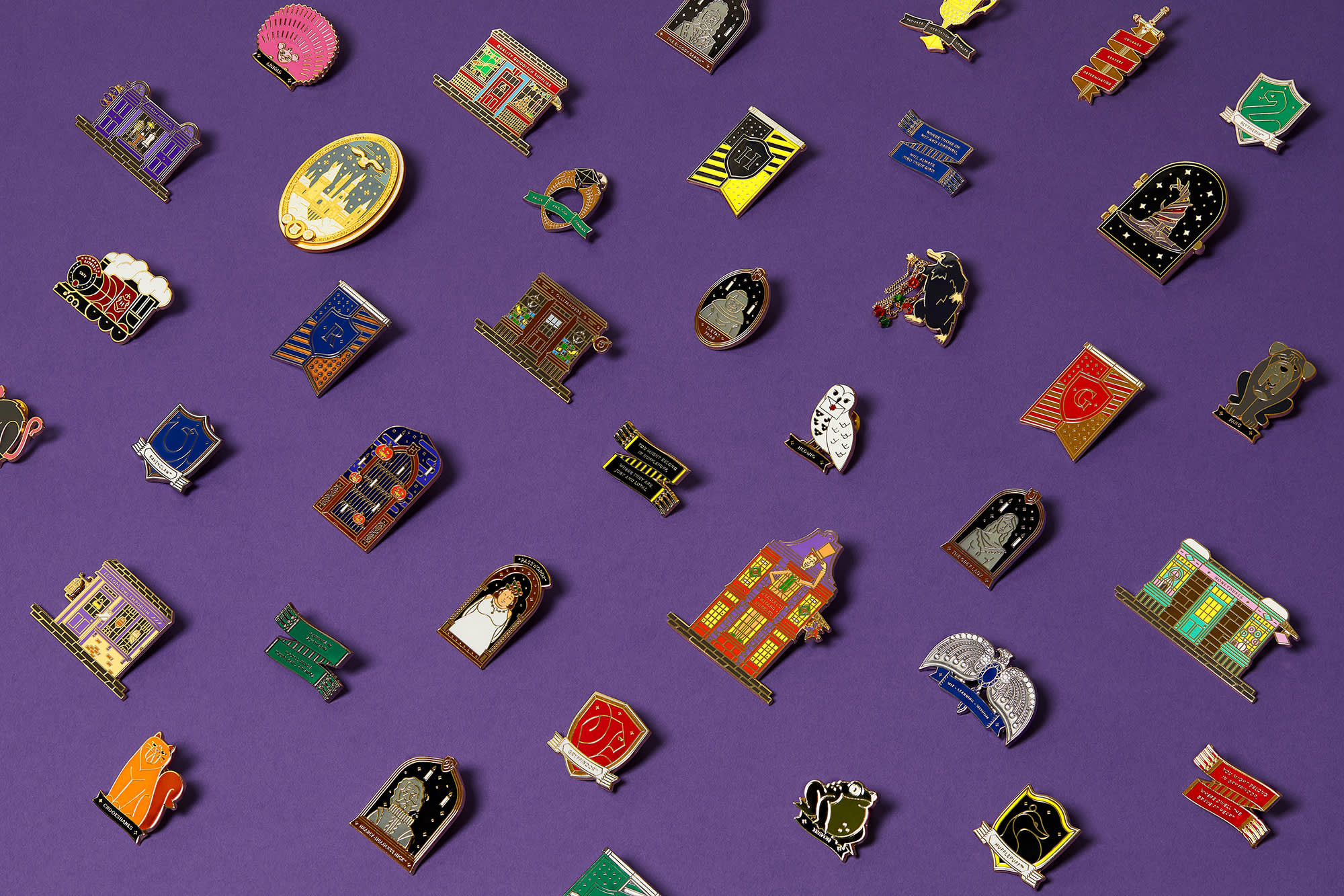 Taking A Closer Look At The Official Harry Potter Fan Club Pin Seeking  Collection