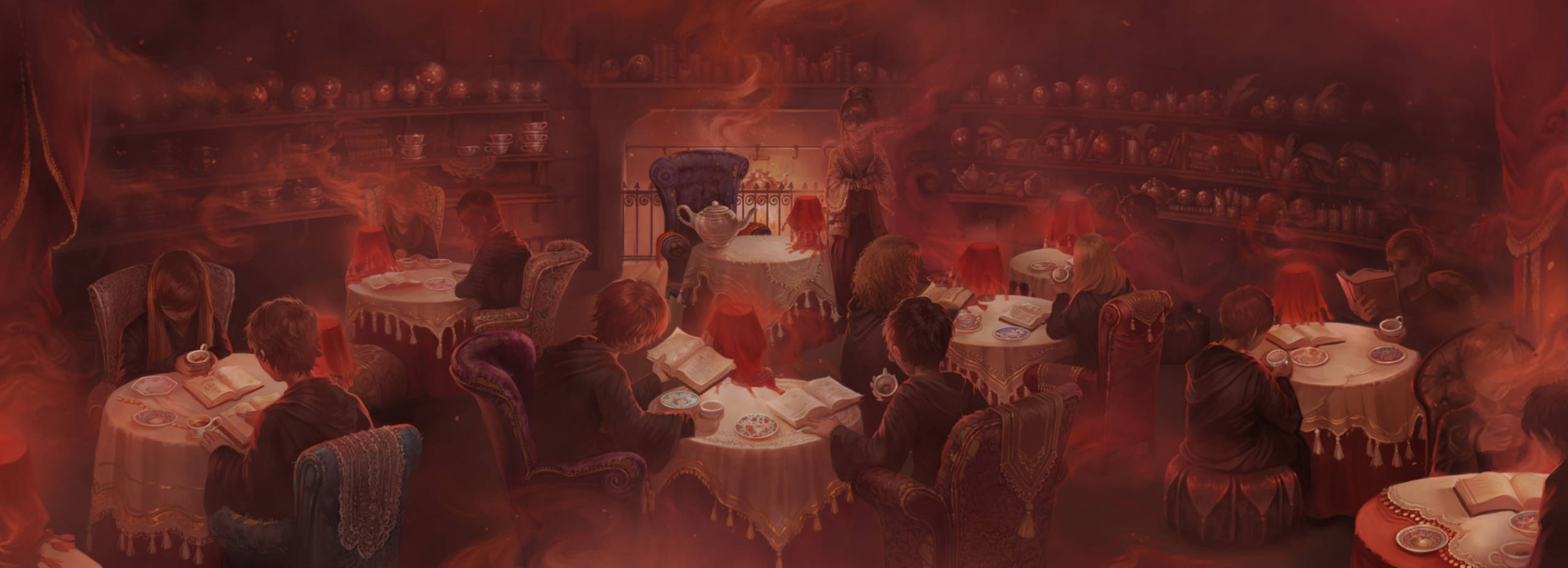 A steam filled divination class room from the Prisoner of Azakban 