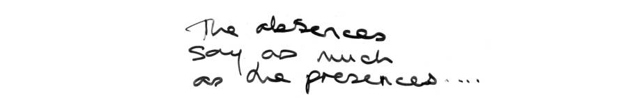 CC JKR handwriting The Absences