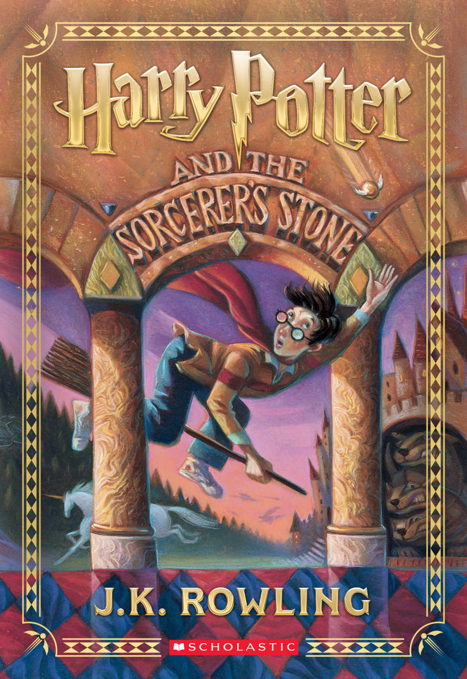 The cover of Harry Potter and the Sorcerer's Stone