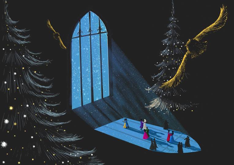 PMARCHIVE-PM illustration animated Christmas in the Great Hall year four 2DbYXhyT7GI0kmAgKoEGc8-b7