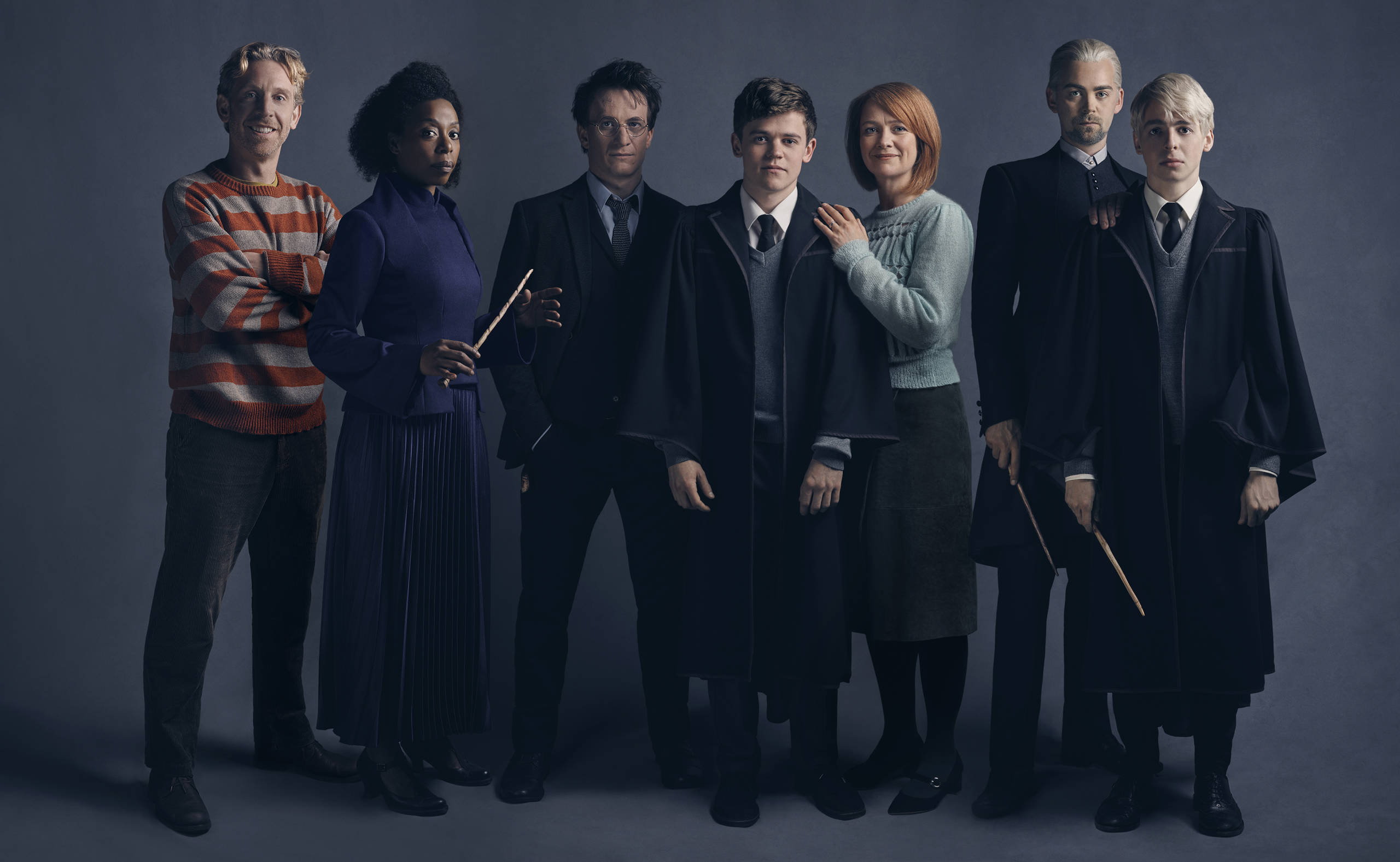 Members of the Broadway Premiere cast of Harry Potter and the Cursed Child. Photography by Charlie Gray