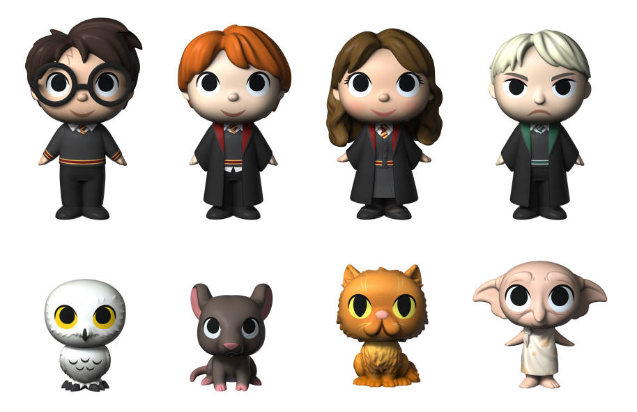 Rendu des figurines mystérieuses de Harry Potter