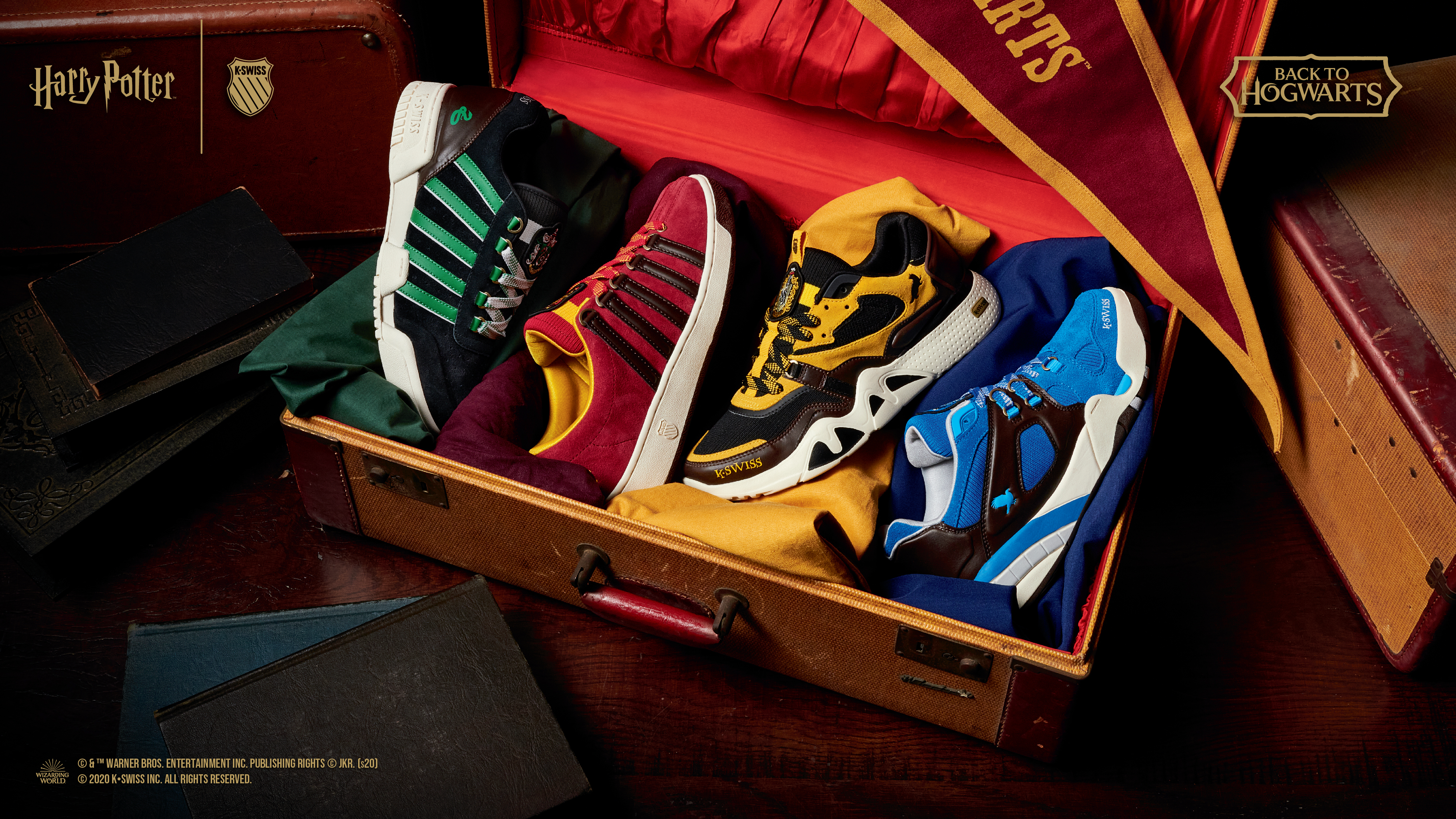 Nauwgezet Spanning Kers The new Harry Potter x K-Swiss shoes – from 31st July