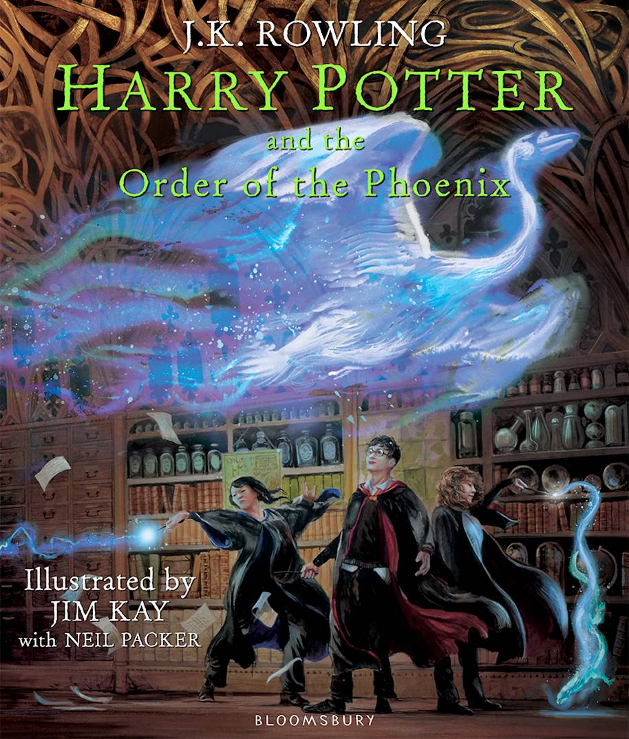 Harry Potter and the Order of the Phoenix: The Illustrated Edition  (Collector's Edition) (Harry Potter, Book 5) (Hardcover)