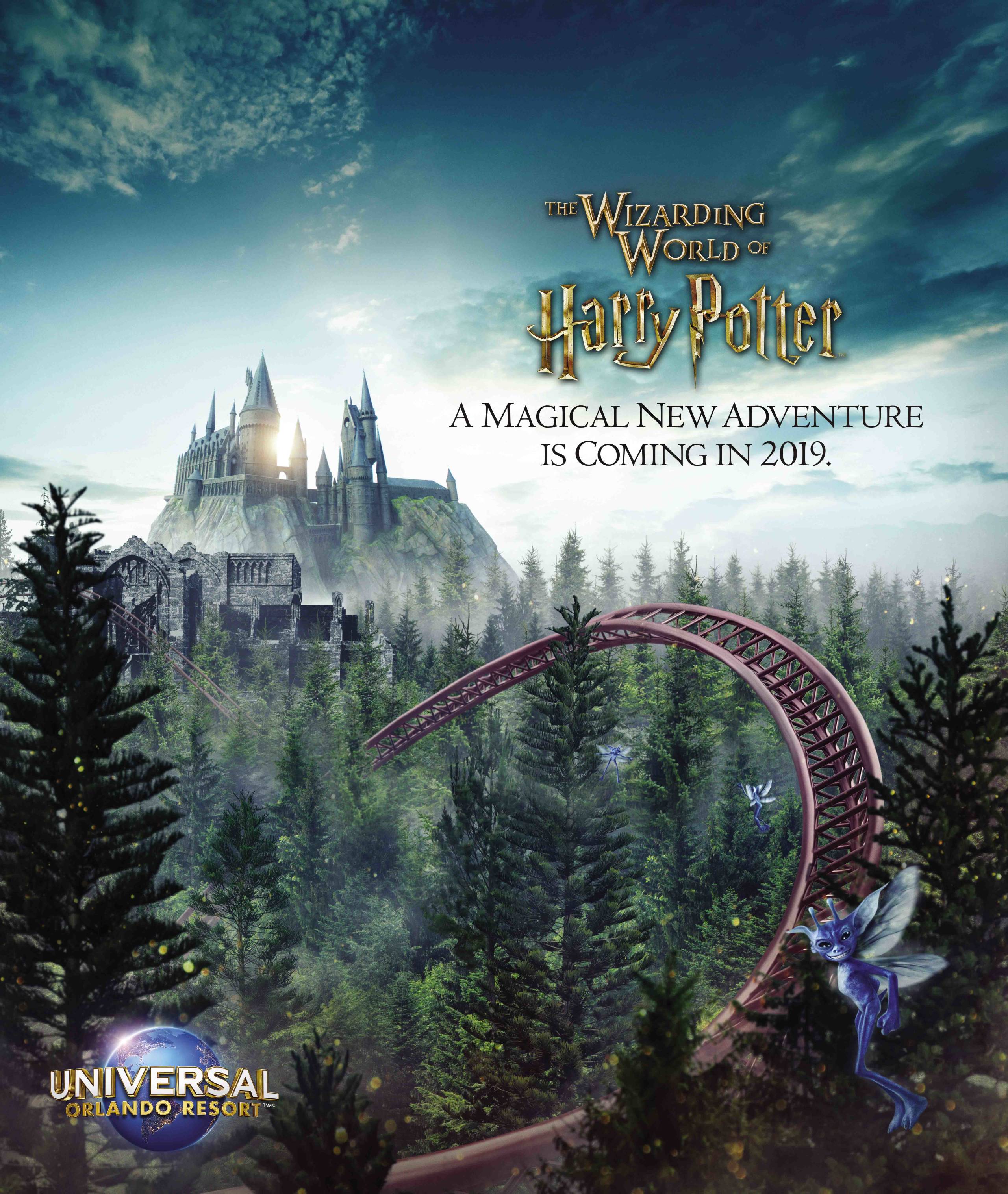 Universal Orlando Resort Shares First Glimpse of New Coaster Experience Coming to The Wizarding World of Harry Potter in 2019