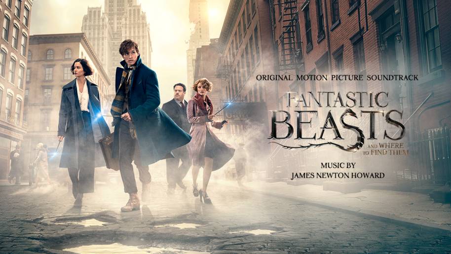 The cover art to the Fantastic Beasts official soundtrack.