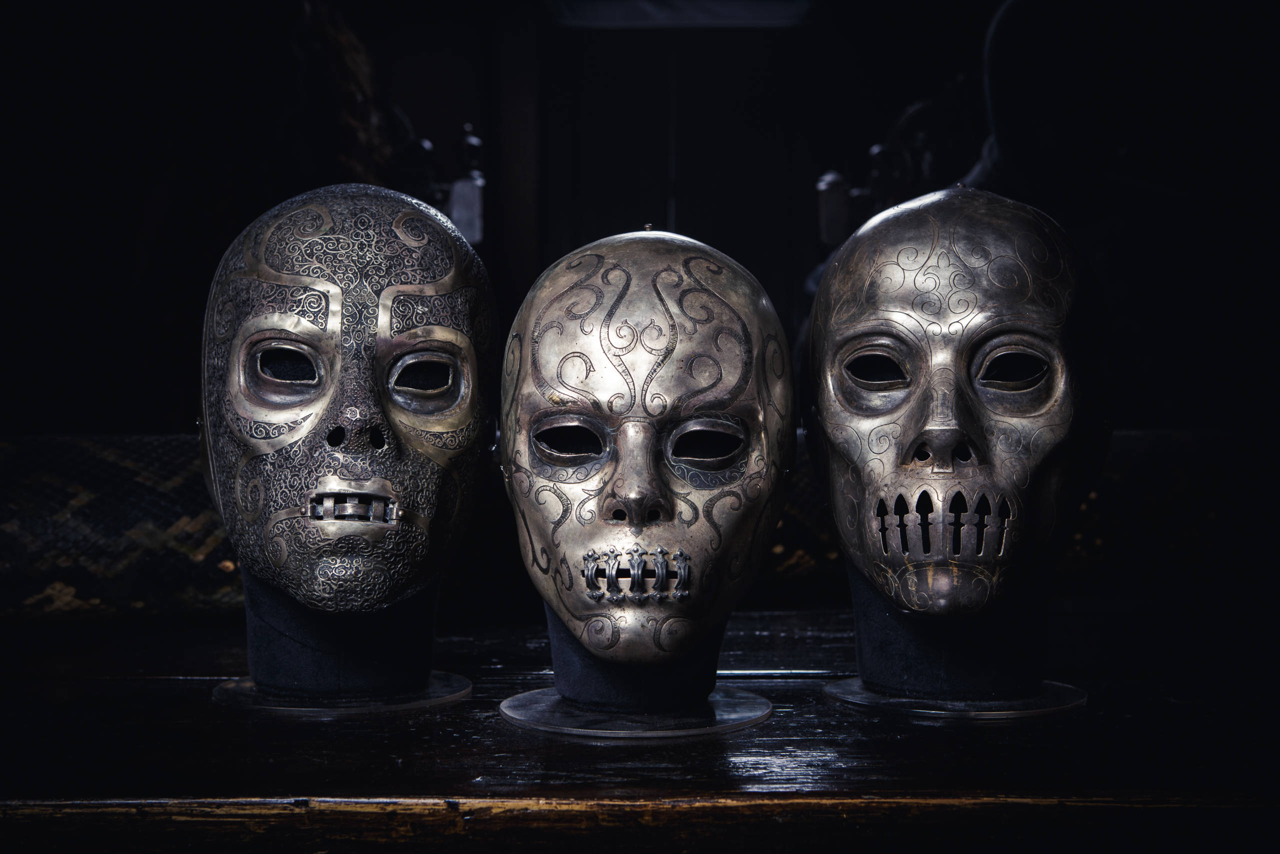 Death Eater Masks - Warner Bros Studio Tour London