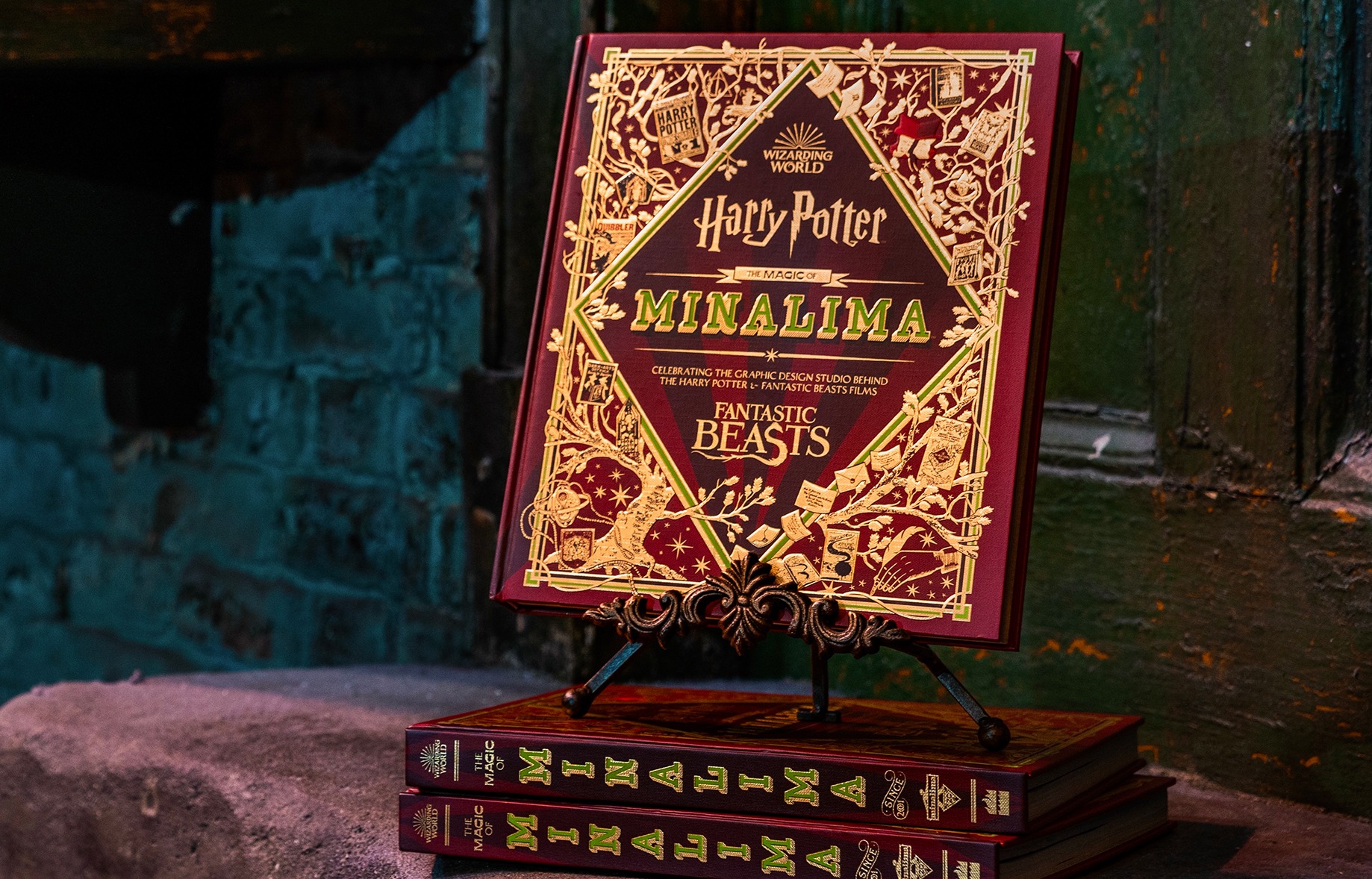 Harry Potter Minalima Original Poster Wizarding World Cafe Japan Limited  40x28cm