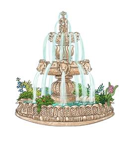 Beedle the Bard fountain of fair fortune image