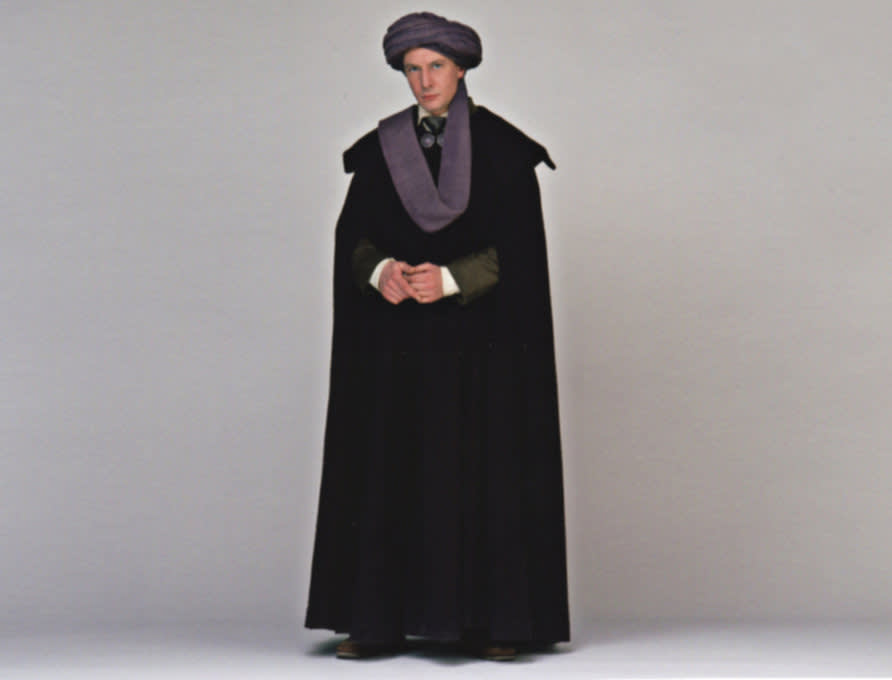 A full body shot of Quirrell 